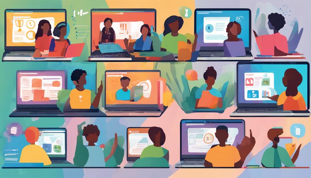 engaging students in online