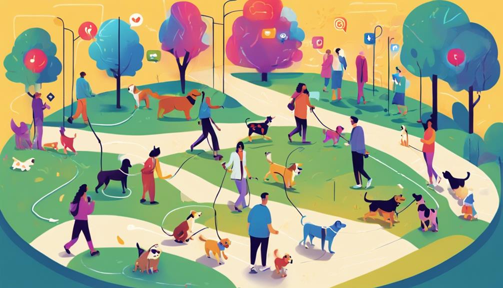 promoting dog walking services